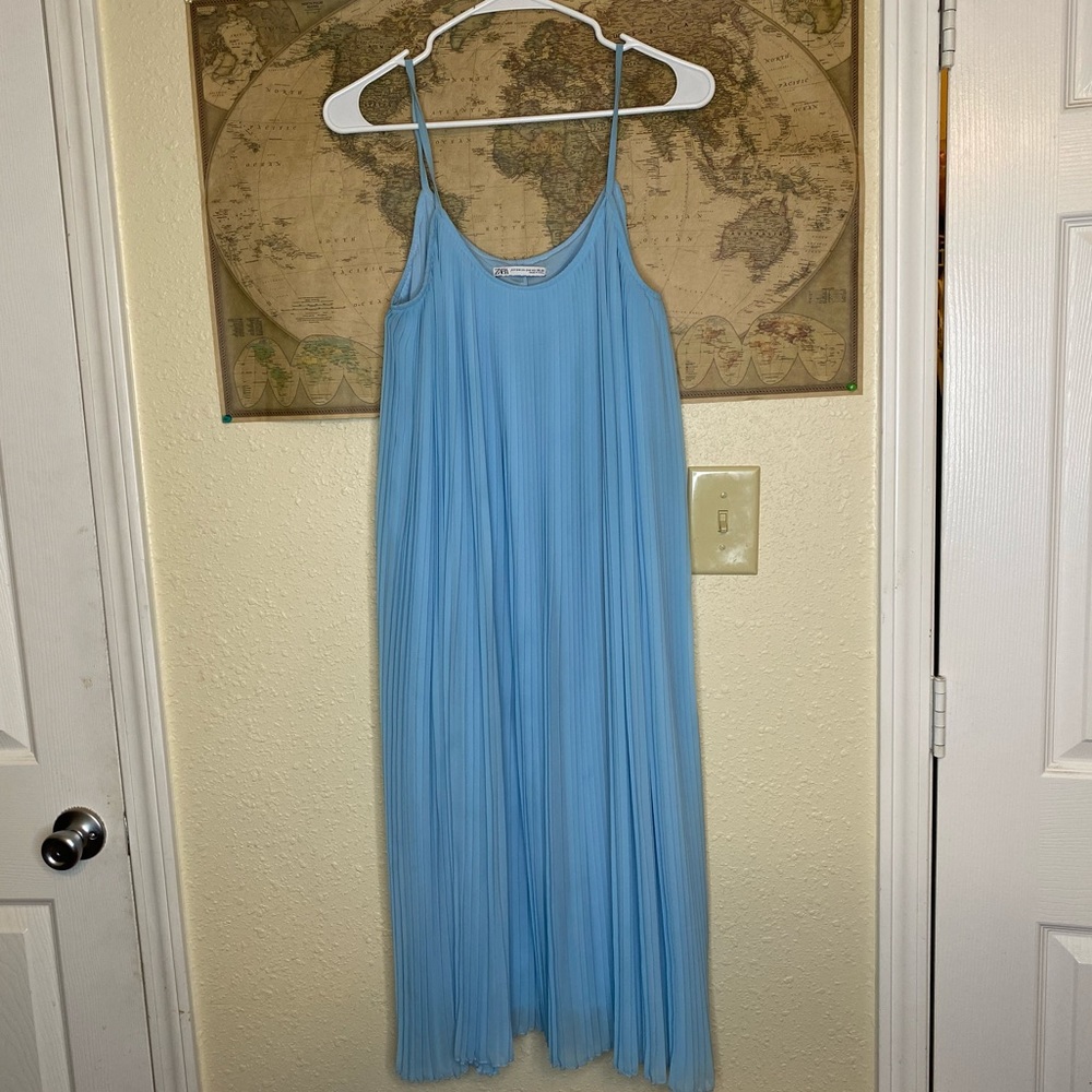 Zara pleated dress